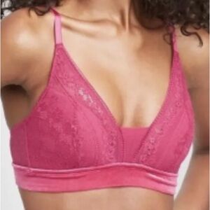 Auden 🌺 Target lightly lined bra bralette raspberry xxl adjustable
